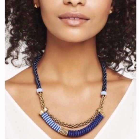 :: Stella & Dot Marine Hand Beaded Necklace - Picture 6 of 11